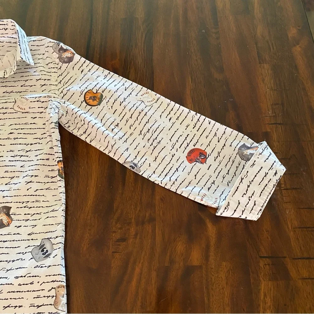 Monnalisa Boys Biker Print Long sleeves Shirt - Picture 4 of 11